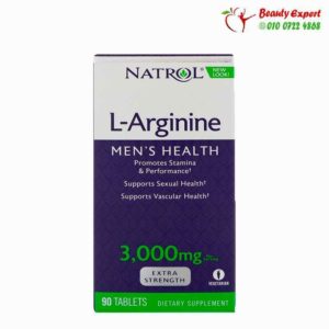 L-Arginine, Extra Strength for Men Health, 3,000 mg, 90 Tablets