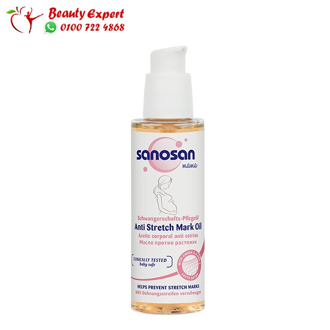 Sanosan Anti Stretch Mark Oil 100ml - Image 2
