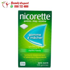 nicorette nicotine chewing gum