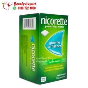 Nicorette gum fresh mint 2 mg 105gommes