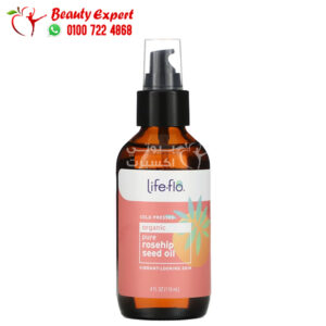 Life flo organic rosehip seed oil for skin vitality enhancer