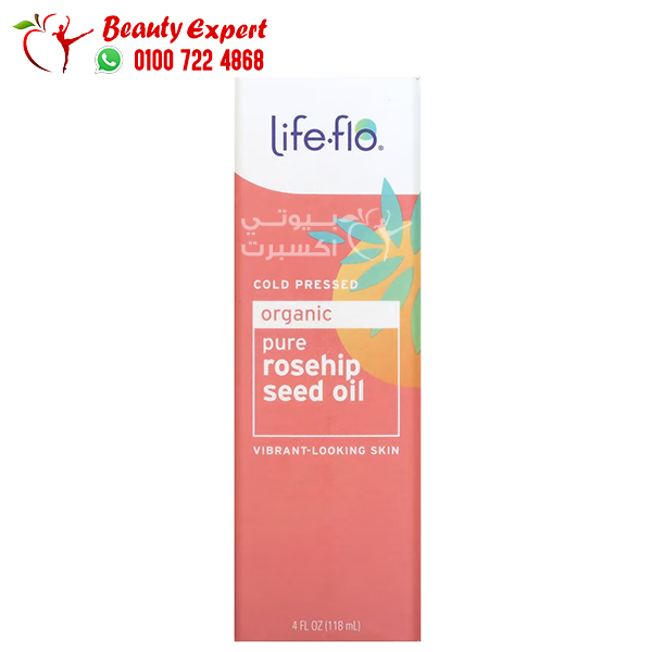 Life-flo Organic Pure Rosehip Seed Oil, 4 fl oz (118 ml)