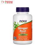 Ginger root pills for gastrointestinal comfort and cardiovascular function