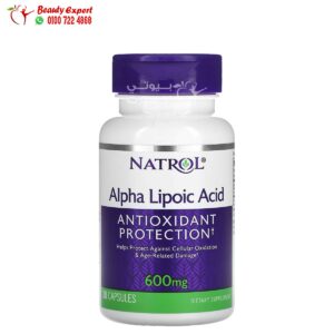 Natrol Alpha Lipoic Acid 600 mg capsules