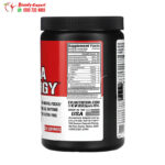 EVLution nutrition BCAA energy powder ingredients