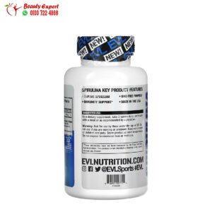 EVLution Nutrition Spirulina 500 mg 180 Tablets
