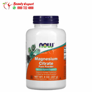 Now foods magnesium citrate powder supports a healthy nervous system