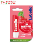 Labello lip balm strawberry soothes and moisturises lips