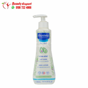 Mustela body lotion moisturizies and hydrates baby's skin