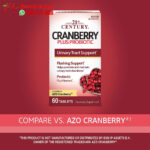 21st century cranberry plus probiotic 60 tablets for urinary tract health support