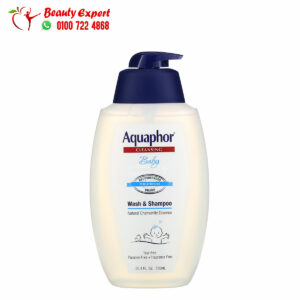 Aquaphor wash and shampoo hydrates skin and hair