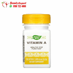 ناتشرز واي اقراص فيتامين ا 3000 ميكروجرام 100 كبسولة هلامية Nature's Way Vitamin A 3,000 mcg