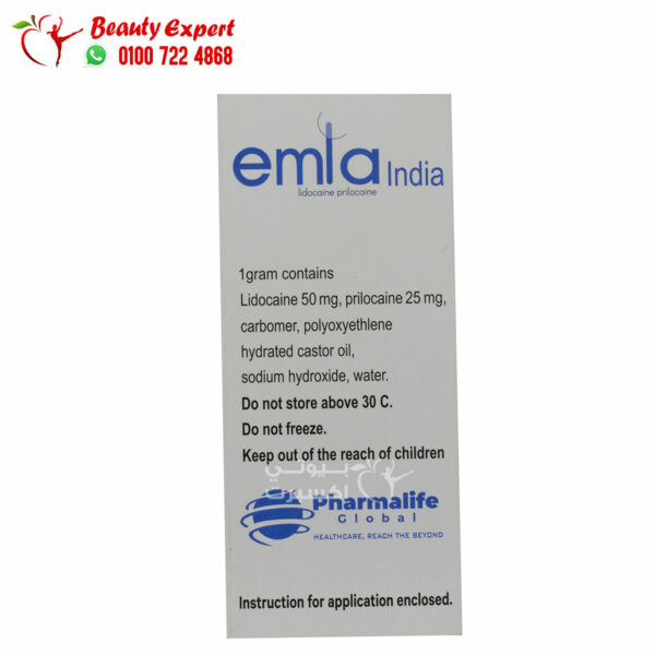 Emla anesthetic cream for delay ejaculation treatment