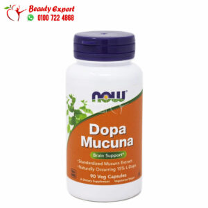 اقراص دوبا موكونا ناو فودز 90 كبسولة نباتية NOW Foods, Dopa Mucuna