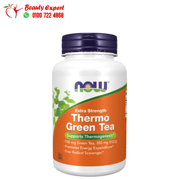 NOW Foods thermo pills Green Tea Extra Strength for public health support 90 Veggie Capsules