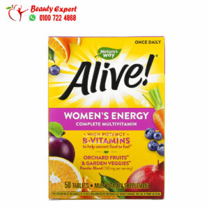 alive فيتامين للنساء لتقوية المناعة 100 ملجم 50 كبسولة Nature’s Way Alive Multivitamin