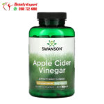 Swanson Apple Cider Vinegar pills for slimming and promoting digestion 625mg 180 capsules