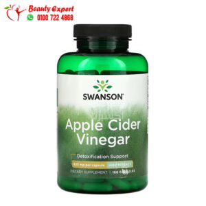 Swanson Apple Cider Vinegar pills for slimming and promoting digestion 625mg 180 capsules