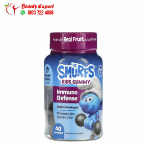 the smurfs Kids Gummy Immune Defense Ages 3+ Smurf Berry 40 Chewable Tablets