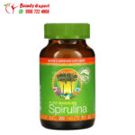 Pure hawaiian spirulina capsules to support body health 200 capsules