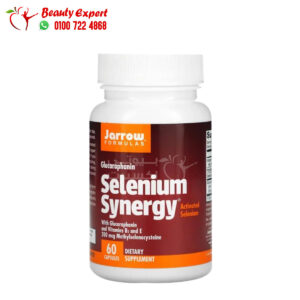 مكمل غذائي السيلينيوم لتحسين الصحة العامة 60 كبسولة Jarrow Formulas Selenium Synergy