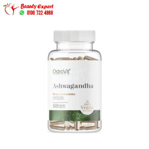 اقراص اشواغاندا لتخفيف التوتر والقلق استروفيت 60 كبسولة OstroVit Ashwagandha 700 mg VEGAN