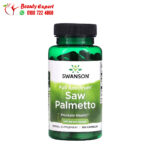 كبسولات البلميط المنشاري للبروستاتا سوانسون 540 ملجم 100 كبسولة Swanson Saw Palmetto