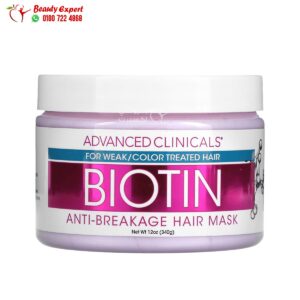 ‎Advanced Clinicals Biotin Hair Mask For Split Ends Advanced Clinics Biotin ‎