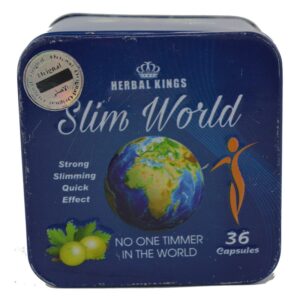كبسولات سليم ورلد للتخسيس 36 كبسولة - slim world herbal kings 36 capsules