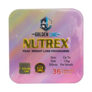 Golden line nutrex capsules for weight loss and fat burn - 36 capsules