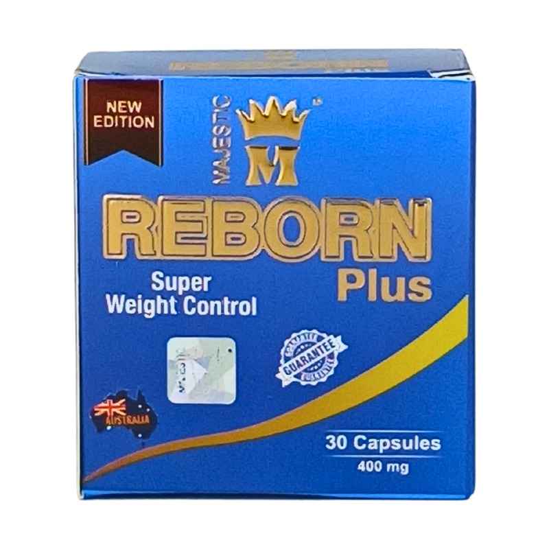 برشام ريبورن بلس ماجستيك للتخسيس وحرق الدهون  30 كبسولة - reborn plus majestic