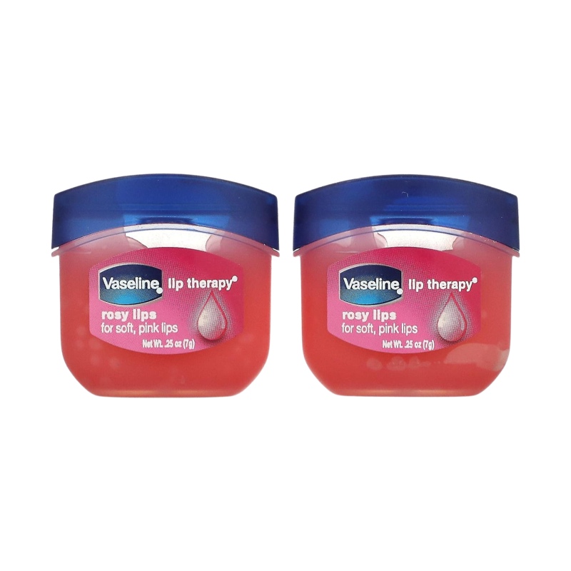 CI222 Vaseline lip therapy rosy lips for soft and pink lips - 2 Packs