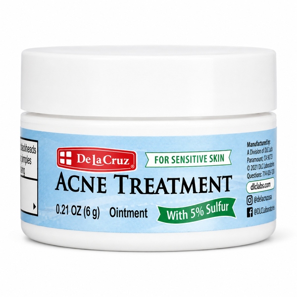 De La Cruz Acne Treatment with 5% Sulfur (6 g)