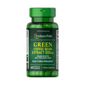 Puritan's pride green coffee bean for weight loss - 800Mgx60 capsules