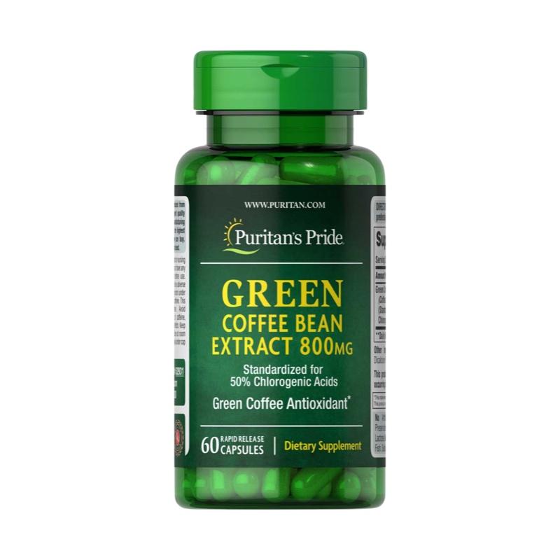 Puritan's pride green coffee bean for weight loss - 800Mgx60 capsules