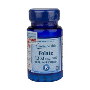 Puritan pride Folic Acid for pregnancy tablets 1333mcg 250 tablets