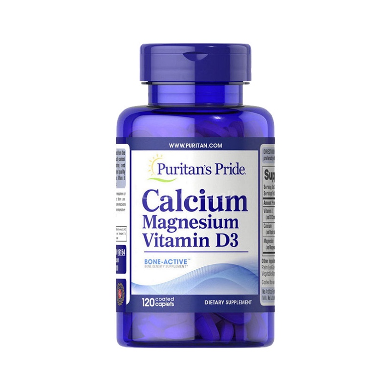 Puritan's pride calcium magnesium vitamin d3 120 caplets