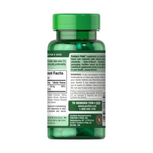 magnesium 250 to improving the body’s general health puritans prid