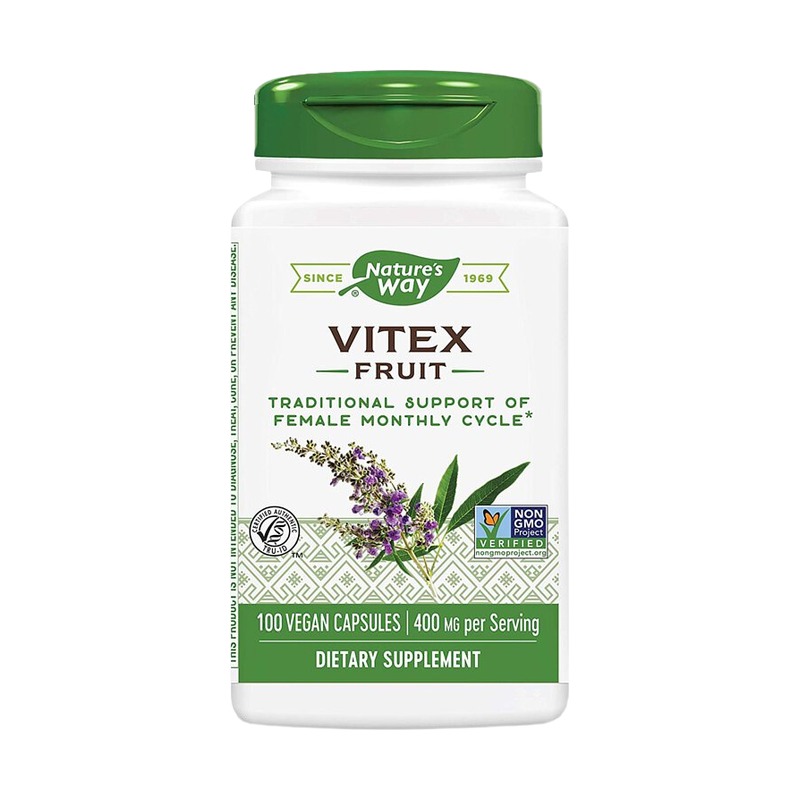 Nature's Way vitex chasteberry capsules to support women health