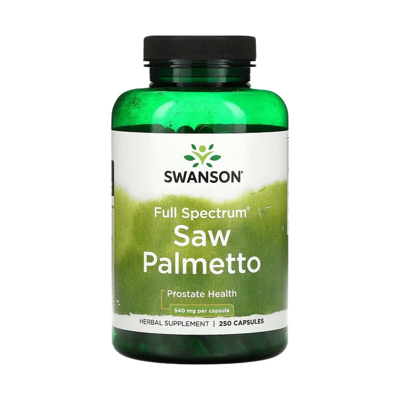 Swanson saw palmetto supplement for men's health 540 mg - 250 Capsules