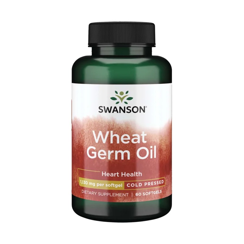 Swanson wheat germ oil tablets for heart heath 1,130 mg - 60 softgels