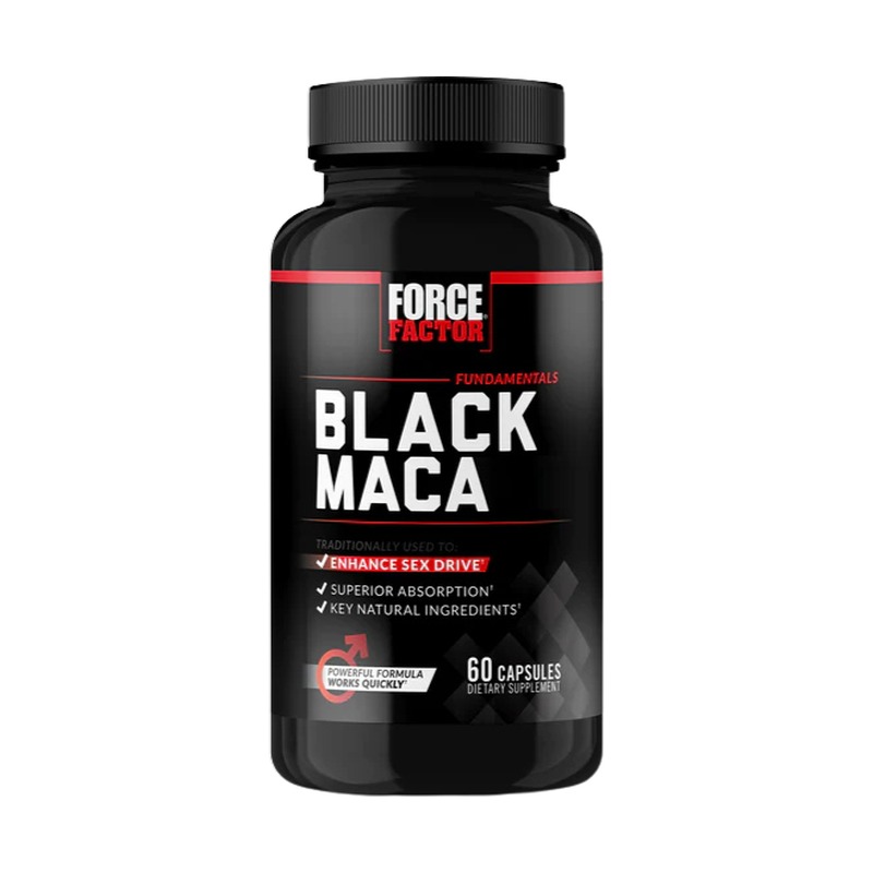 Black maca for men Force Factor sex drive booster capsules 60 capsules