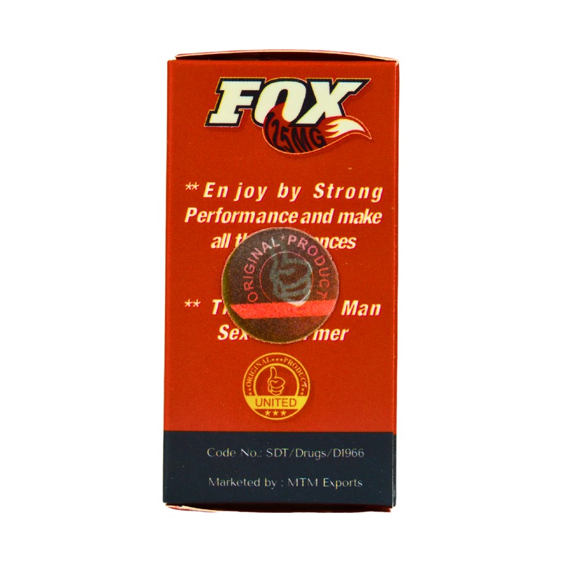 fox 125 mg tablets United Best Sex Pills Jar 10 Tablet