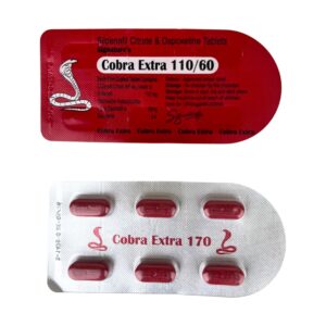 Cobra Extra 170 Tablet Red Original For Men 6 Tablets