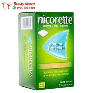 Nicorette chewing gum