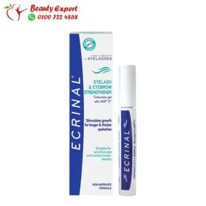 Ecrinal eyelash and eyebrow strengthener