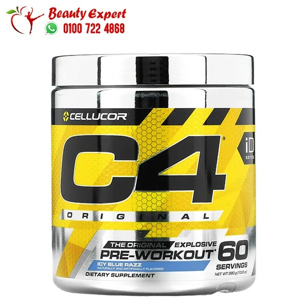 cellucor C4 original preworkout 60 serving 390g icy blue razz