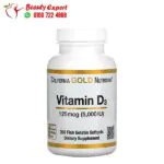 California gold nutrition vitamin d3 125 mcg