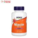 NOW Foods Niacin 500 mg 100 Capsules