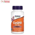 NOW Foods CoQ10 30 mg 60 Veg Capsules